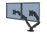 Fellowes EPPA Doppel-Monitorarm, Schwenkbereich 180°, HxBxT 480 x 100 x 560 mm, schwarz