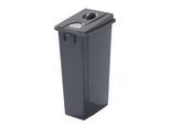 Probbax Robuster Wertstoffsammler mit Deckel, Volumen 80 l, flacher Deckel, mit Griffdeckel