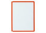 DURABLE Klarsichttafel mit Profilrahmen, für DIN A4, VE 10 Stk, orange, ab 3 VE
