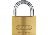 ABUS Vorhängeschloss, 45/50 Lock-Tag, VE 6 Stk, Messing
