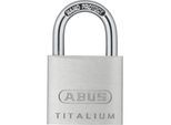 ABUS Zylindervorhängeschloss, 64TI/30 Lock-Tag, VE 12 Stk, silber