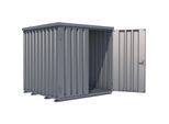 Gasflaschencontainer, 65 Flaschen mit Ø 220 mm, Außen-BxT 2100 x 2100 mm kaiserkraft