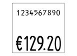 ratioform Etiketten für Preisauszeichner, BxH 29 x 28 mm, VE 24 Rollen à 700 Stk, weiß