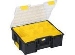 Profi-Kleinteilekoffer, Außen-BxH 355 x 144 mm, VE 2 Stk, schwarz/gelb/transparent kaiserkraft