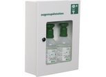 plum Augenspülschrank, mit 2 x 500-ml-Augenspülflaschen, weiß