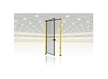Axelent Türanbaupaket X-Guard (ohne Türwandelement, Stützen und Verriegelung), Einzeltür als Schwenktür, HxB 2500 x max. 1500 mm