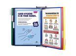 Tarifold Antimikrobielle Wandsichttafel, Komplettset, inkl. 10 Klarsichttafeln DIN A4