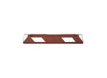 Moravia Radstopp Park-AID®, LxBxH 900 x 150 x 100 mm, rotbraun / weiß