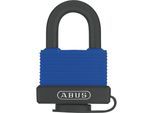ABUS Vorhängeschloss, Messing, 70IB/45 Lock-Tag, VE 6 Stk, blau