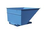 eurokraft basic Kippbehälter, blau, Volumen 2,5 m³