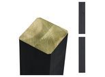 Premium Leimholzpfosten, 90 x 90 mm, Höhe 2680 mm, schwarz kaiserkraft