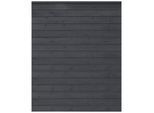PLUS Klink Profilzaun, Holz, BxH 1740 x 2030 mm, schwarz kaiserkraft