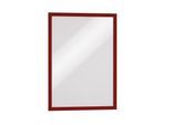 DURABLE DURAFRAME® Info-Rahmen, selbstklebend, magnetisch, für DIN A3, Rahmen rot, VE 6 Stk