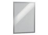 DURABLE DURAFRAME® Info-Rahmen, selbstklebend, magnetisch, für DIN A3, Rahmen silber, VE 12 Stk