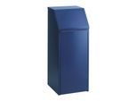 Wertstoffsammler Stahlblech, Volumen 70 l, BxHxT 408 x 1007 x 405 mm, blau kaiserkraft