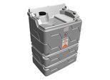 CEMO Gebrauchtöltank CUBE, Indoor Basic, ohne Klappdeckel, Volumen 1500 l