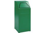 Wertstoffsammler, feuerhemmend, Volumen 65 l, BxHxT 400 x 960 x 380 mm, grün RAL 6024 kaiserkraft