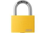 ABUS Vorhängeschloss, beschreibbar, T65AL/40, VE 12 Stk, gelb