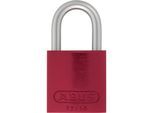 ABUS Vorhängeschloss, Aluminium, 72/40, VE 6 Stk, rot