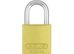 ABUS Vorhängeschloss, Aluminium, 72/40, VE 6 Stk, gelb