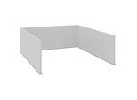 Akustik-Stellwand, Industrie, Komplettmodule, LxBxH 5230 x 5130 x 2000 mm kaiserkraft