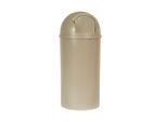 Rubbermaid Abfallbehälter (PE), feuerhemmend, Volumen 80 l, HxØ 1070 x 455 mm, beige