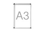 Display-Klapprahmen, Aluminium, VE 2 Stk, für DIN A3 kaiserkraft