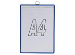 Tarifold Hänge-Klarsichttasche, für Format DIN A4, blau, VE 10 Stk