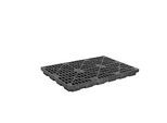 Justrite PE-Auffangwanne aus PE-Regenerat, Flachwanne, für 6 x 200 l Fässer, Auffangvolumen 276 l