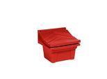 Universal- und Streugutbehälter aus Polyethylen, Inhalt ca. 50 l, rot kaiserkraft