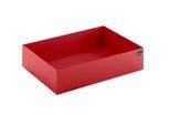 Paletten-Auffangwanne, LxBxH 1200 x 800 x 260 mm, rot RAL 3000 kaiserkraft