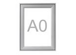 Premium-Klapprahmen, Aluminiumprofil, VE 2 Stk, für DIN A0, HxB 1243 x 895 mm kaiserkraft