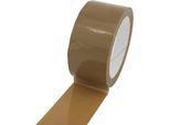 ratioform PP-Packband, Ausführung leise und extrastark, VE 36 Rollen, braun, Bandbreite 50 mm