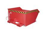 eurokraft pro Spänebehälter GU-E, Volumen 0,75 m³, feuerrot