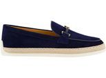 Tod's Loafer - Dames Gomma Rafia Mocassin Blauw - Gr. 38 (EU) - in Blau - für Damen