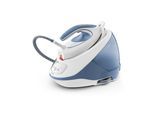 Dampfbügeleisen TEFAL "Express Pro", weiss (weiß, blau), B:24,3cm H:29,4cm T:39,8cm, Bügeleisen, Dampfbügeleisen