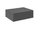 Hom`in Nachtschrank, Anthrazit, Holzwerkstoff, 1 Schublade(n) Schubladen, 50x16x40 cm, hängend, Schlafzimmer, Nachttische