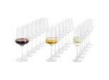Ritzenhoff Gläserset Lichtweiss, Transparent, Glas, 18-teilig, 55.9x34.6x31.2 cm, Fsc, Made in Germany, Essen & Trinken, Gläser, Gläser-Sets