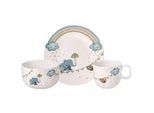 Villeroy & Boch Kindergeschirrset , Multicolor, Weiß, Hellgrün, Pastellblau , Keramik , 3-teilig , Elefant , 13.5x24x26.5 cm , lebensmittelecht, schadstofffrei , Füttern, Kindergeschirr & Kinderbesteck