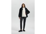 Fleecejacke LUHTA "ISKOINEN", Damen, Gr. XS, basic schwarz, Obermaterial: 100% Polyester, Jacken Fleecejacke