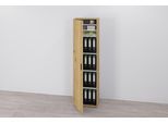 Mehrzweckschrank FMD "Inca 1", beige (artisan oak), B:50cm H:184cm T:34,5cm, Holzwerkstoff, Schränke, Mehrzweckschrank, Garderobenschr., Aktenschr., Mehrzweckschr., Breite 50 cm, Höhe 184 cm
