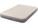 Luftbett INTEX "Deluxe Single High Airbed" Gr. 1, grau, Luftbetten, B/H/L: 99cm x 25cm x 191cm, Vinyl, B:99cm H:25cm L:191cm
