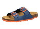 Pantolette LICO "Pantolette Bioline Kids", Mädchen, Gr. 42, blau, Synthetik, Schuhe Pantolette