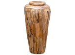 vidaXL Deko-Vase 40 x 80 cm Massivholz Teak