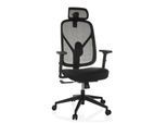 hjh OFFICE Profi Bürostuhl RALOO ECO Stoff / Netzstoff mit Armlehnen (höhenverstellbar)