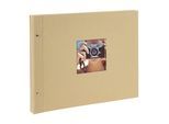 Goldbuch Bella Vista beige 39x31 Schraubalbum 40 weiße Seiten