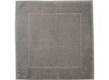 Badematte FRAMSOHN FROTTIER "Uni Basic Hotelmatte" Gr. 3, grau (taupe), H:11mm, Baumwolle, Badematten, Badematte, große Farbpalette, Hergestellt in Österreich, Badezimmerteppich