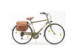 Cityrad "Citybike 605 Man" Gr. 54, grün (schlamm, grau), VENICE - I LOVE ITALY, Fahrräder, 54cm, 28 Zoll (71,12cm), für Herren, Kettenschaltung