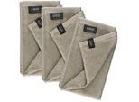 Gästehandtücher "Sense", beige (sand), B:30cm L:50cm, Frottee, Obermaterial: 100% Baumwolle, SCHÖNER WOHNEN-KOLLEKTION, Handtücher, mit Velourborte, hautschmeichelnde Airtouch Qualität, super weich