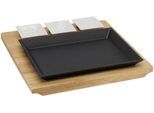 Nouvel Grillplatte "Plate Wood-Cook, 26,5 x 25 x 4 cm"